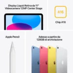 APPLE iPad 11” (2025) con Chip A16, Wi-Fi