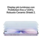 Apple iPhone 17 Bianco 512GB – Display 6.3″ Super Retina OLED – Chip A19 – 5G - immagine 10