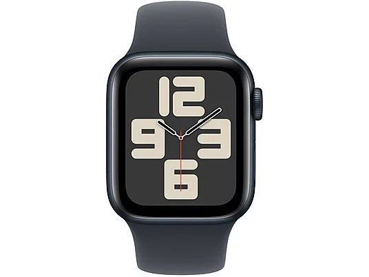 APPLE Watch SE 2024 GPS 40mm in alluminio mezzanotte con cinturino Sport mezzanotte – S/M