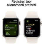 Apple Watch SE (2024) GPS + Cellular 40mm, Alluminio Galassia