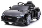 Auto Elettrica per Bambini Audi R8 Sport Nera 12V – Sedile in Pelle & Telecomando - immagine 5