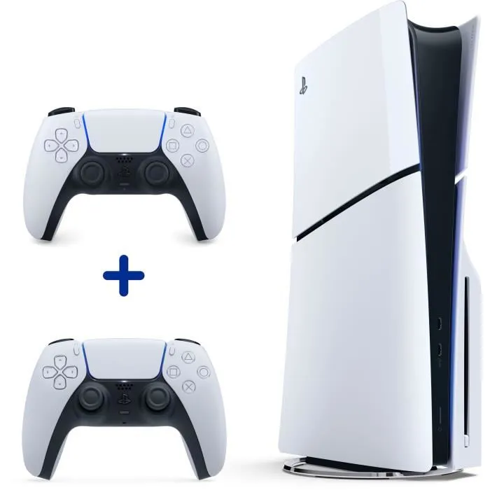 bundle-console-sony-ps5-slim-due-controller-dualsense.webp Bundle PS5 Slim Standard + 2° Controller DualSense - immagine 1