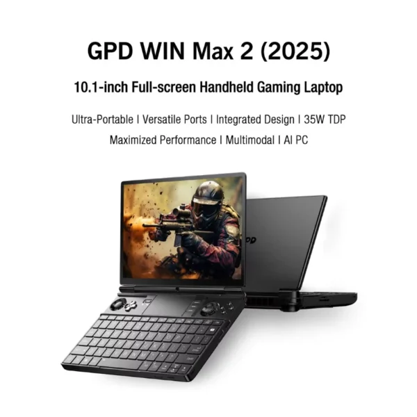 GPD Win Max 2 2025, Laptop Gaming AMD AI 9, 32GB RAM, 2TB