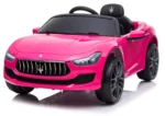 Auto Elettrica per Bambini Maserati Ghibli 12V Rosa – Telecomando & MP3 - immagine 11