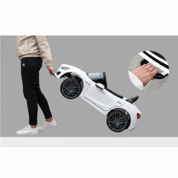 Auto Elettrica per Bambini Maserati Ghibli 12V Rosa – Telecomando & MP3
