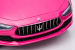 Auto Elettrica per Bambini Maserati Ghibli 12V Rosa – Telecomando & MP3 - immagine 6