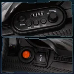 Auto Elettrica per Bambini Maserati Gran Turismo Folgore 12V Grigia con Telecomando