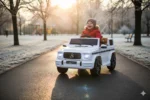 Auto Elettrica per Bambini Mercedes AMG G63 Small Bianca 12V con Telecomando - immagine 4