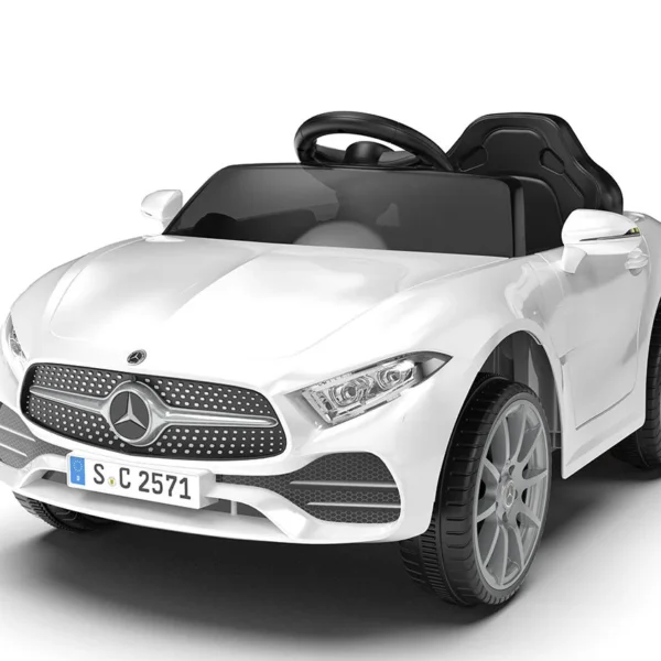 Auto Elettrica per Bambini Mercedes CLS Small Bianco 12V – Luci LED & Suoni