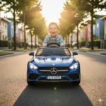 Auto Elettrica per Bambini Mercedes CLS Small Blu 12V – Luci LED & Suoni - immagine 4