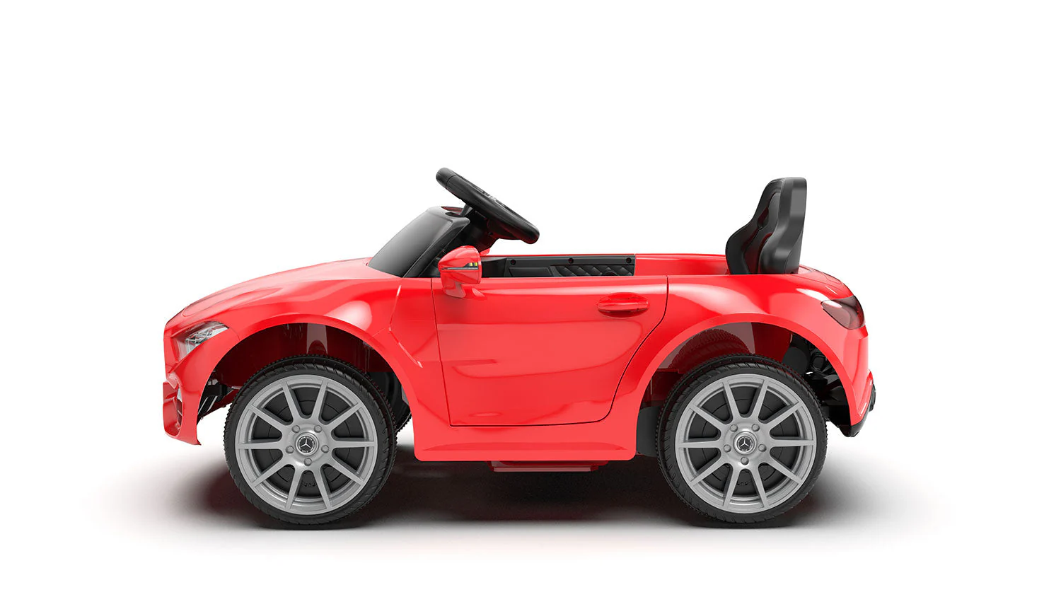 mercedes-cls-small-rosso-3.webp Auto Elettrica per Bambini Mercedes CLS Small Rosso 12V – Luci LED & Suoni - immagine 1