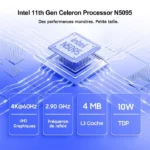 Mini PC Blackview MP60, Intel Celeron N5095, 16GB RAM, 512GB SSD, Windows 11 Pro