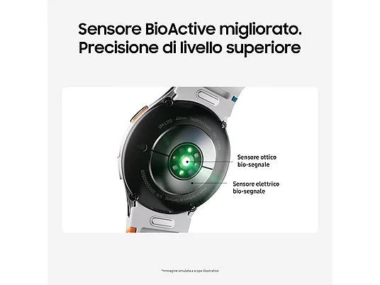 Galaxy Watch7 BT 44mm con Galaxy AI e GPS a doppia frequenza