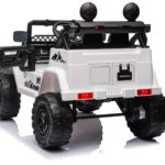 Auto Elettrica Bambini Toyota Cruiser 12V Bianca – Ruote Grandi & USB
