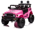 Auto Elettrica Bambini Toyota Cruiser 12V Rosa – 2 Motori & Sospensioni - immagine 4