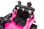 Auto Elettrica Bambini Toyota Cruiser 12V Rosa – 2 Motori & Sospensioni - immagine 10