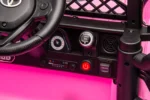 Auto Elettrica Bambini Toyota Cruiser 12V Rosa – 2 Motori & Sospensioni - immagine 6
