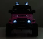 Auto Elettrica Bambini Toyota Cruiser 12V Rosa – 2 Motori & Sospensioni - immagine 7