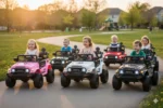 Auto Elettrica Bambini Toyota Cruiser 12V Rossa – 2 Motori & Sospensioni - immagine 10