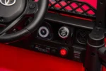 Auto Elettrica Bambini Toyota Cruiser 12V Rossa – 2 Motori & Sospensioni