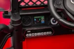 Auto Elettrica Bambini Toyota Cruiser 12V Rossa – 2 Motori & Sospensioni - immagine 6