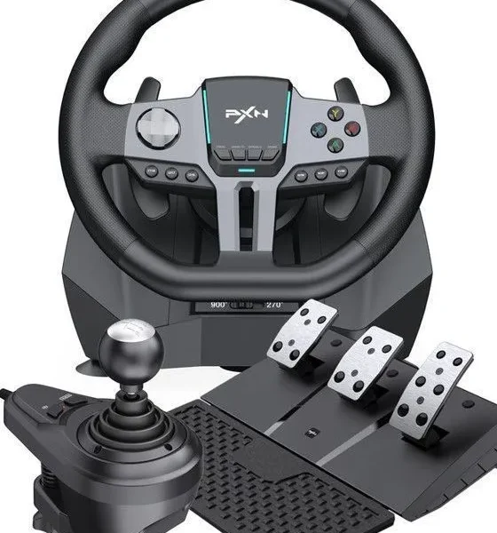 Volante da Corsa PXN V9 Gen2 con Cambio e Pedaliera